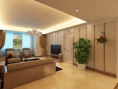 簡約美式風(fēng)格，打造遠(yuǎn)洋萬和城三室溫馨雅居——力天裝飾案例賞析